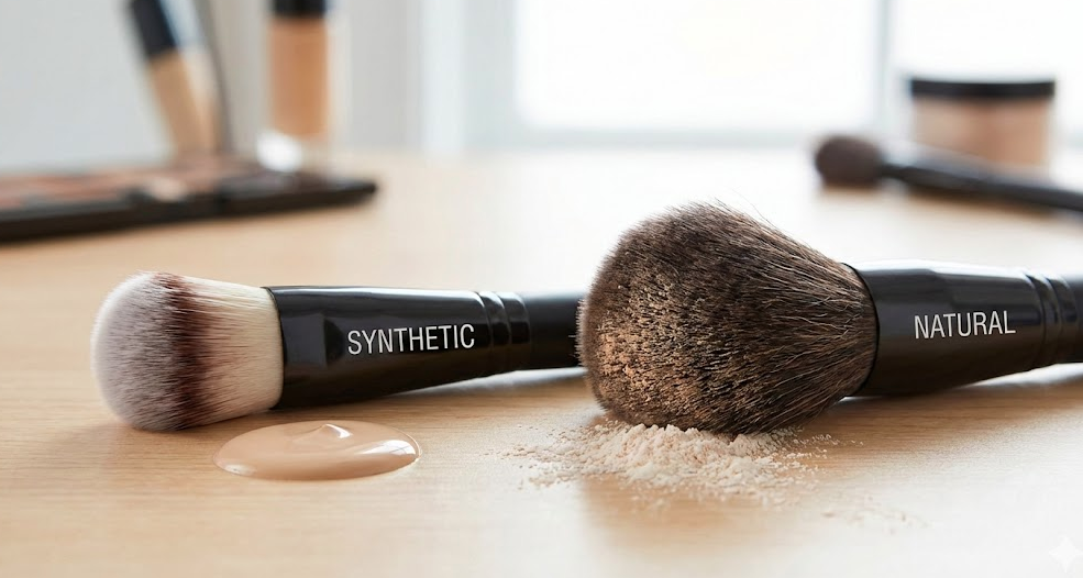 Synthetic vs Natural Makeup Brushes: What's the Difference?
